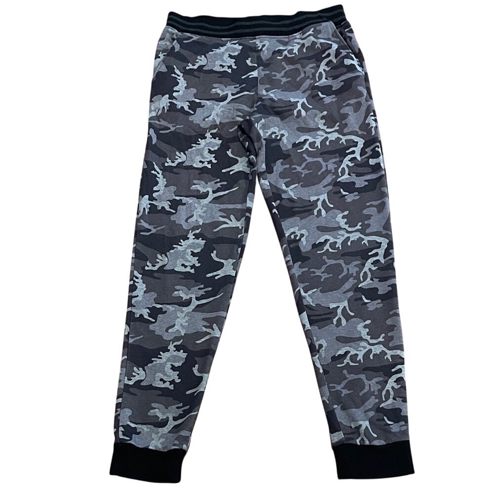 Ring of Fire Gray Camouflage Camo Womens Joggers Small